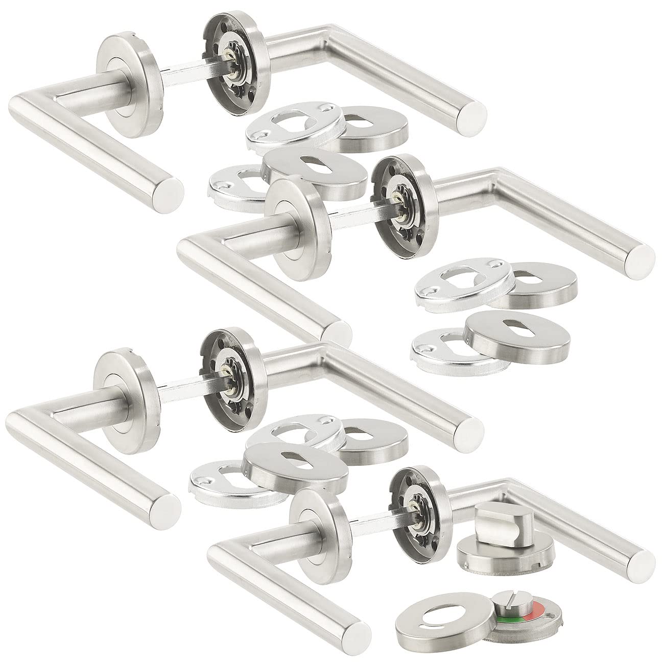 agt-t-rgriffe-edelstahl-8er-set-6x-zimmer-2x-bad-wc image 1