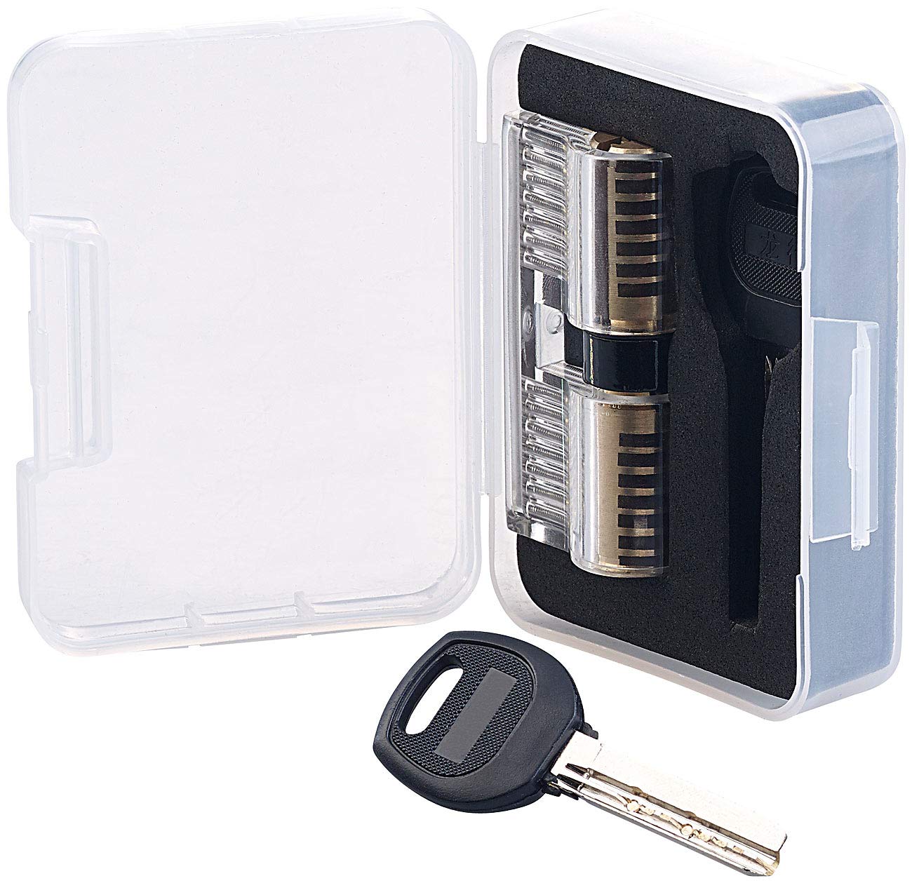 agt-bungsschloss-lockpicking-set-2-t-rschl-sser-transparent image 4