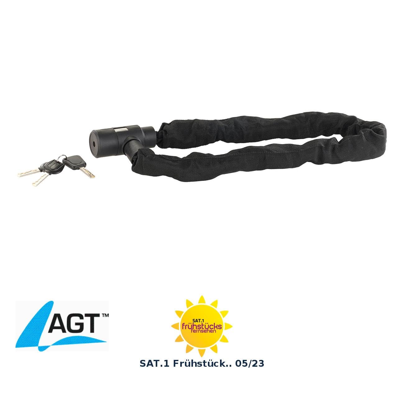 agt-kettenschloss-10mm-81cm-fahrrad-motorrad-e-bike-led-schl-ssel image 2