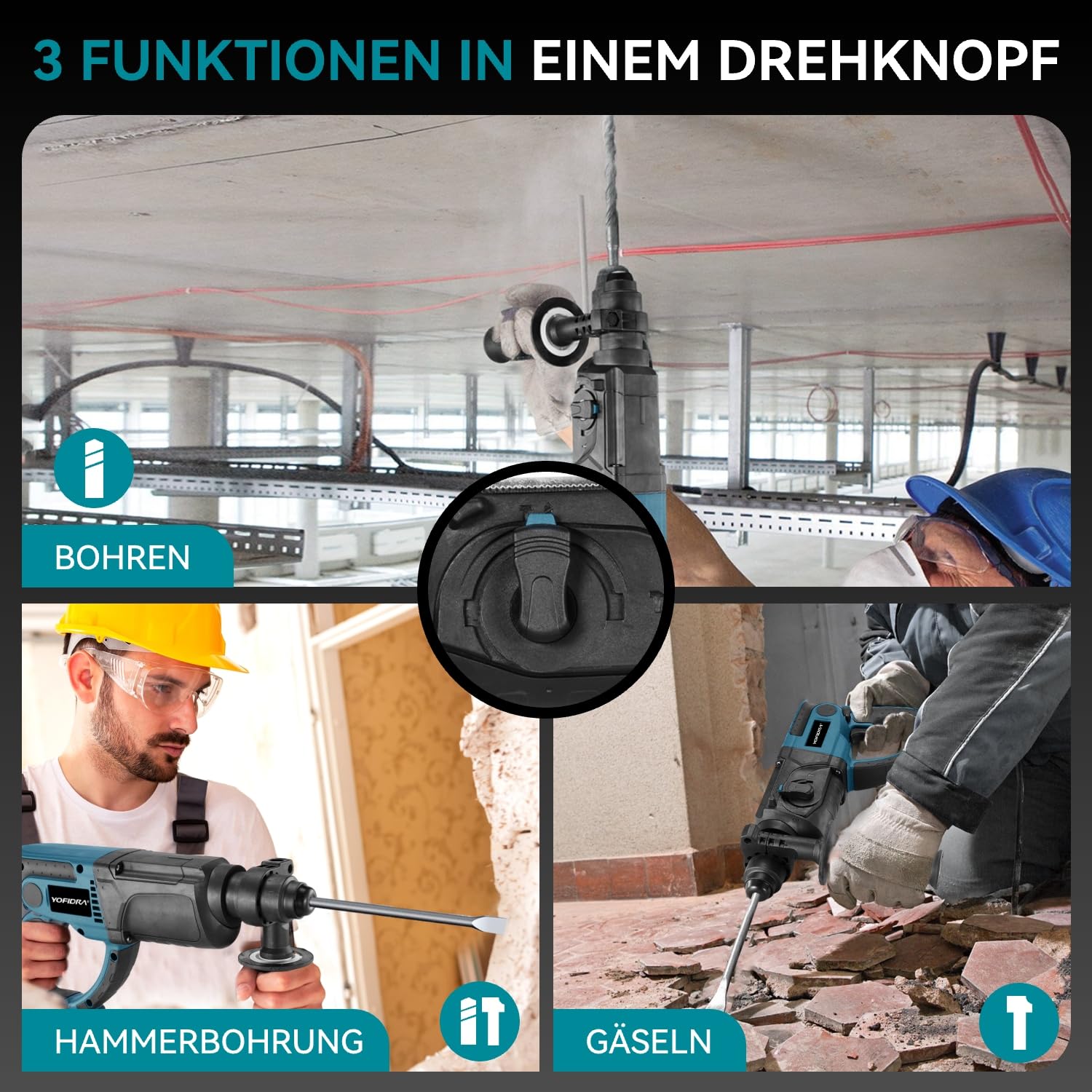 yofidra-home-improvement-sds-plus-bohrhammer-500w-mit-2-akkus-2-4j image 3