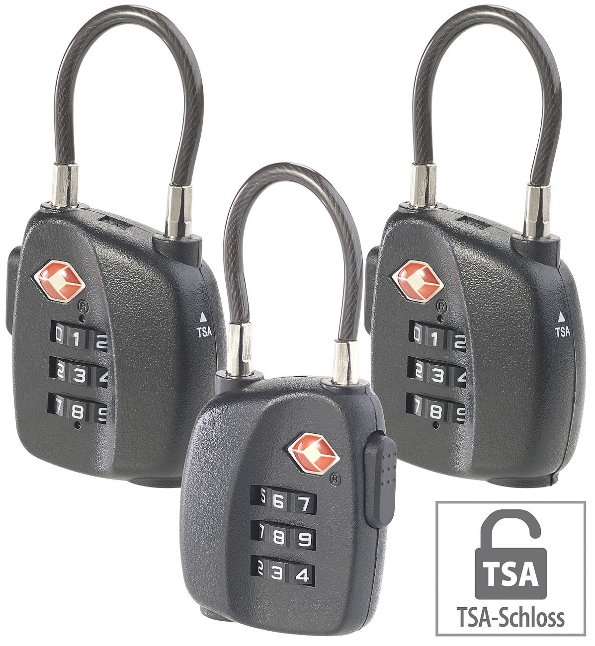 agt-tsa-gep-ckschloss-3er-set-zahlencode-mit-stahlkabel image 2