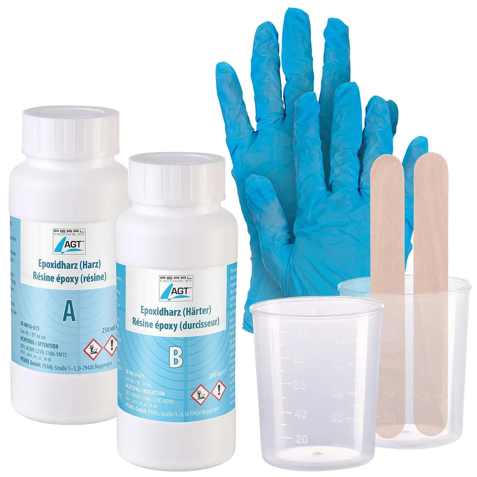agt-epoxidharz-transparent-500-ml-set-1-1-mit-zubeh-r image 1