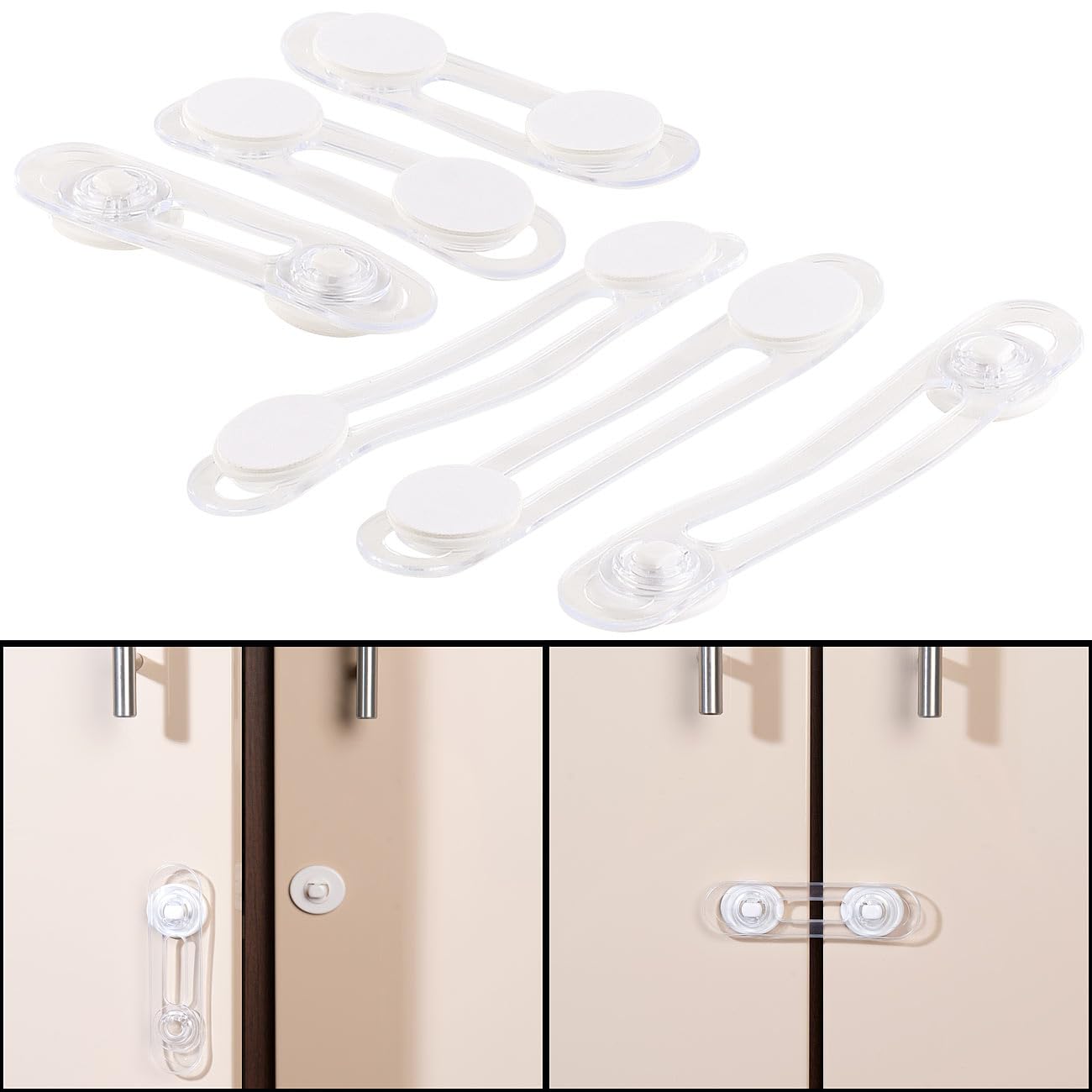 agt-haushalt-reinigung-babysicherung-schr-nke-12er-set-transparent image 2