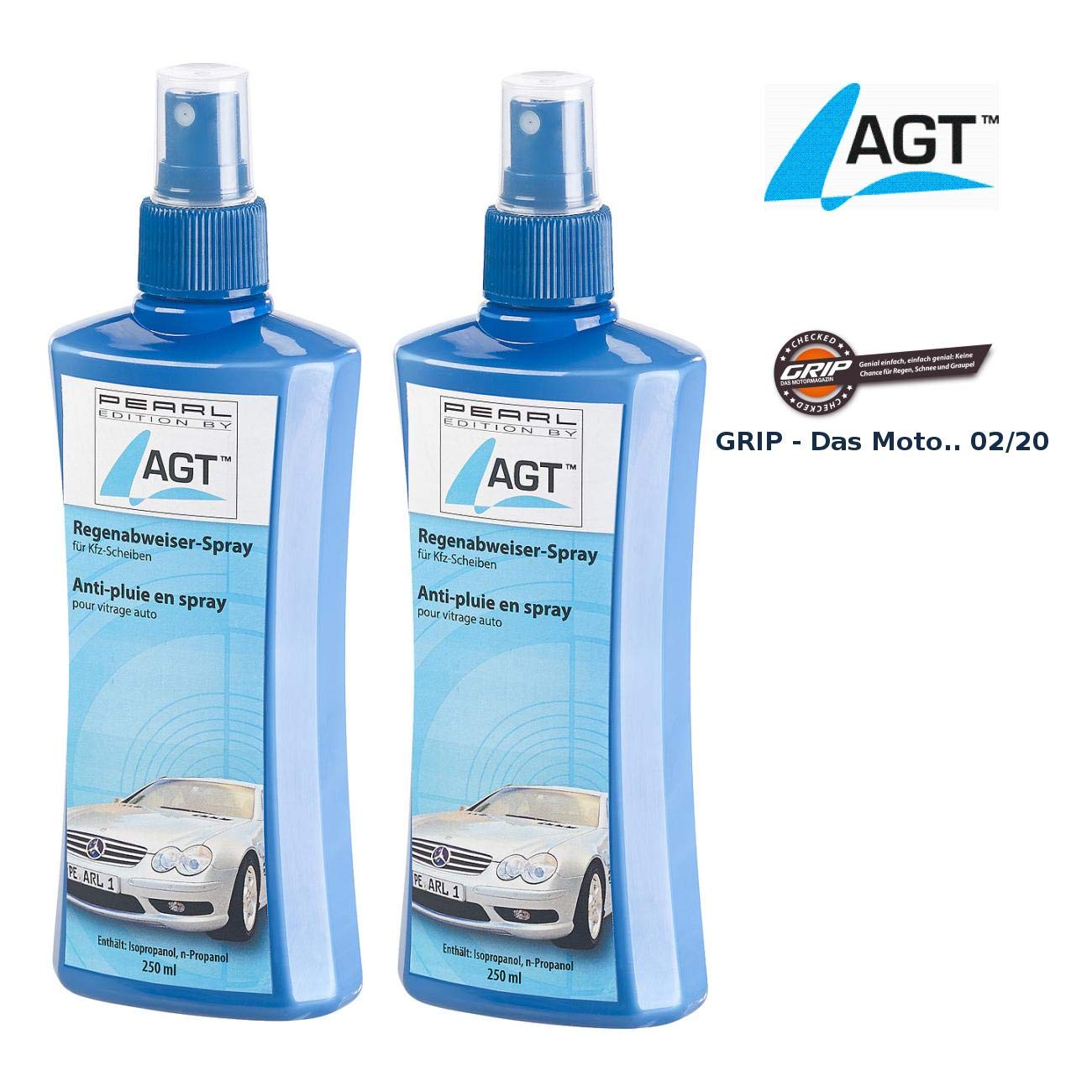 agt-regenabweiser-spray-nano-2x-250-ml-f-r-autoscheiben image 2