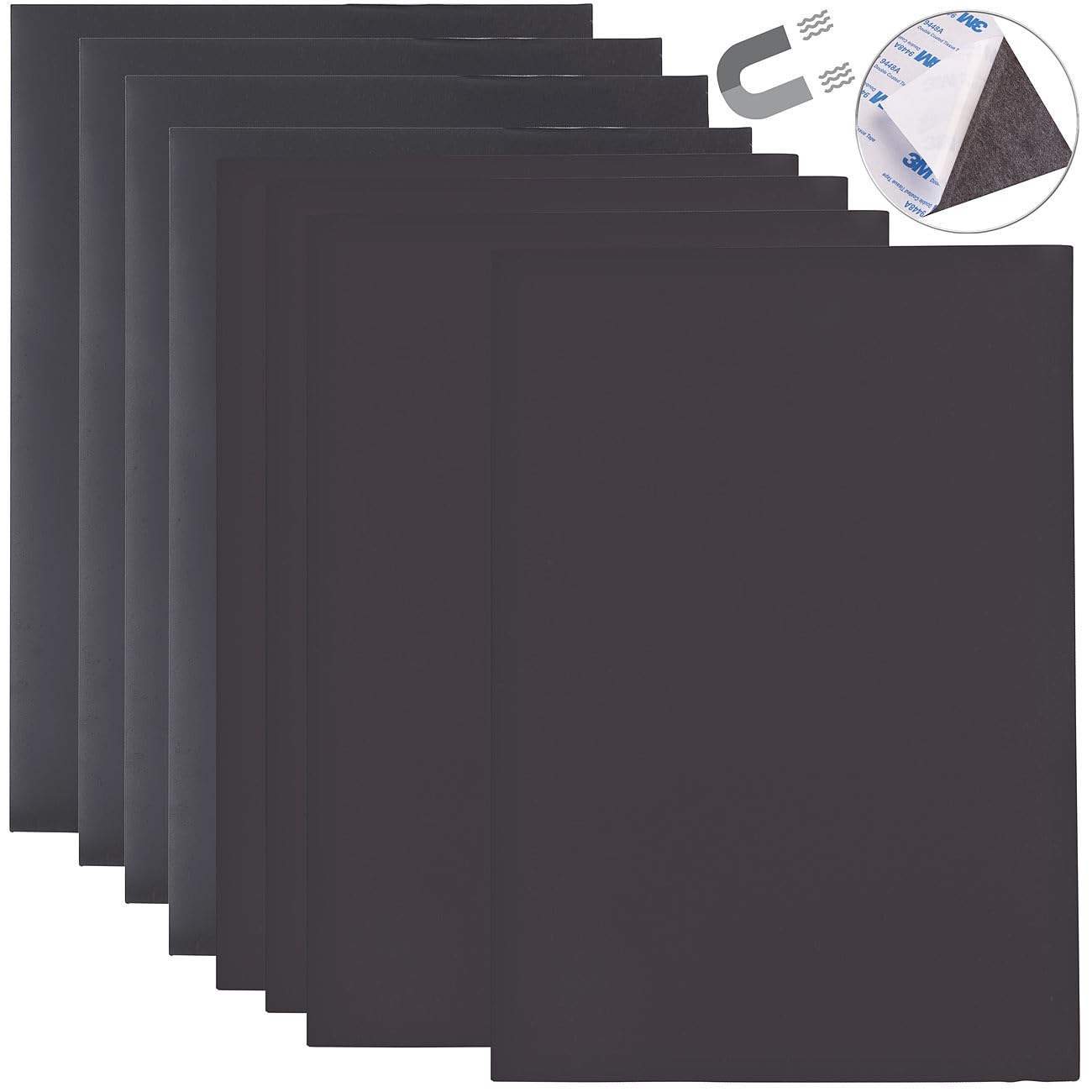 agt-magnetfolie-selbstklebend-a4-4er-set-zuschneidbar image 2