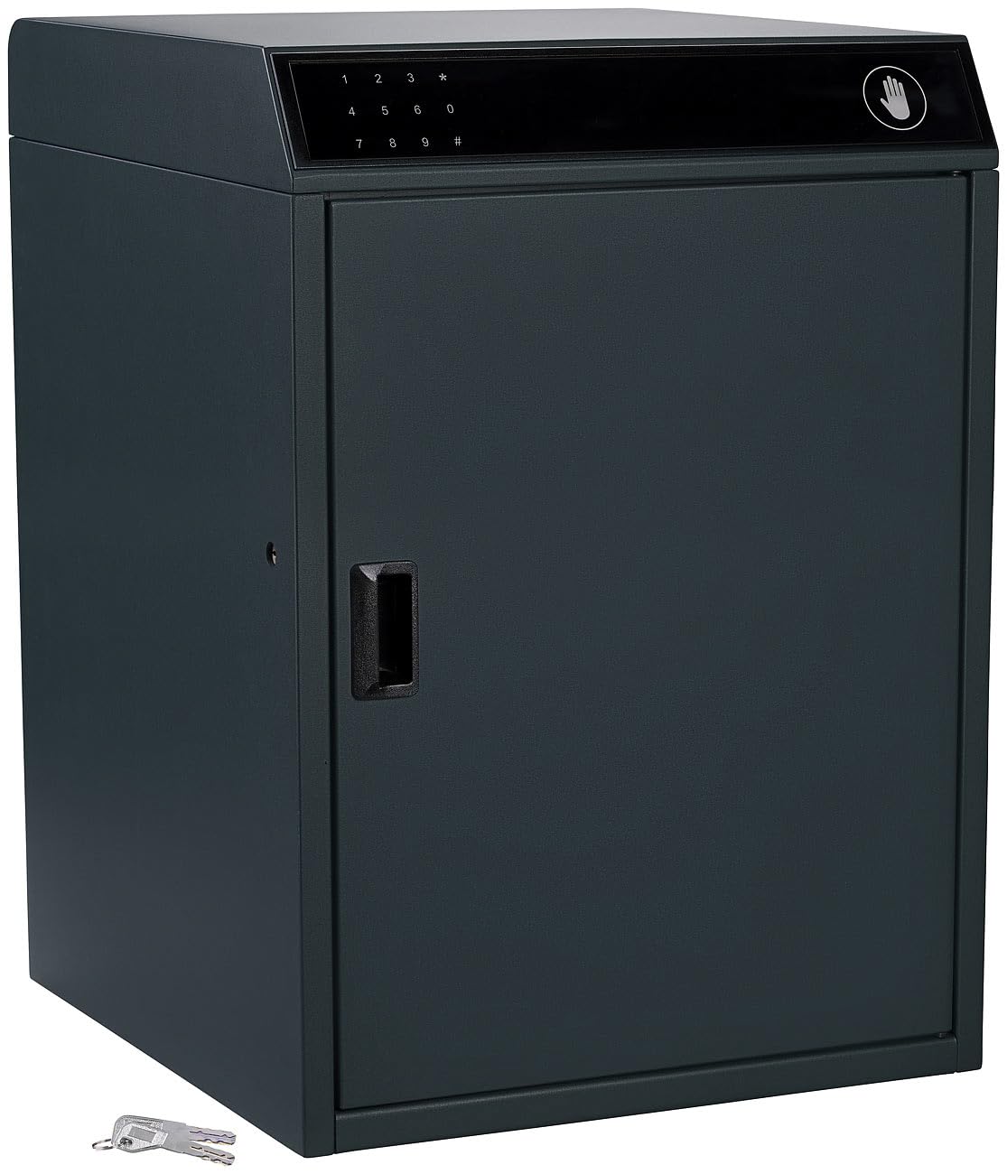 agt-paketbriefkasten-stahl-pin-app-46x72x50cm-schwarz-paketbox image 6