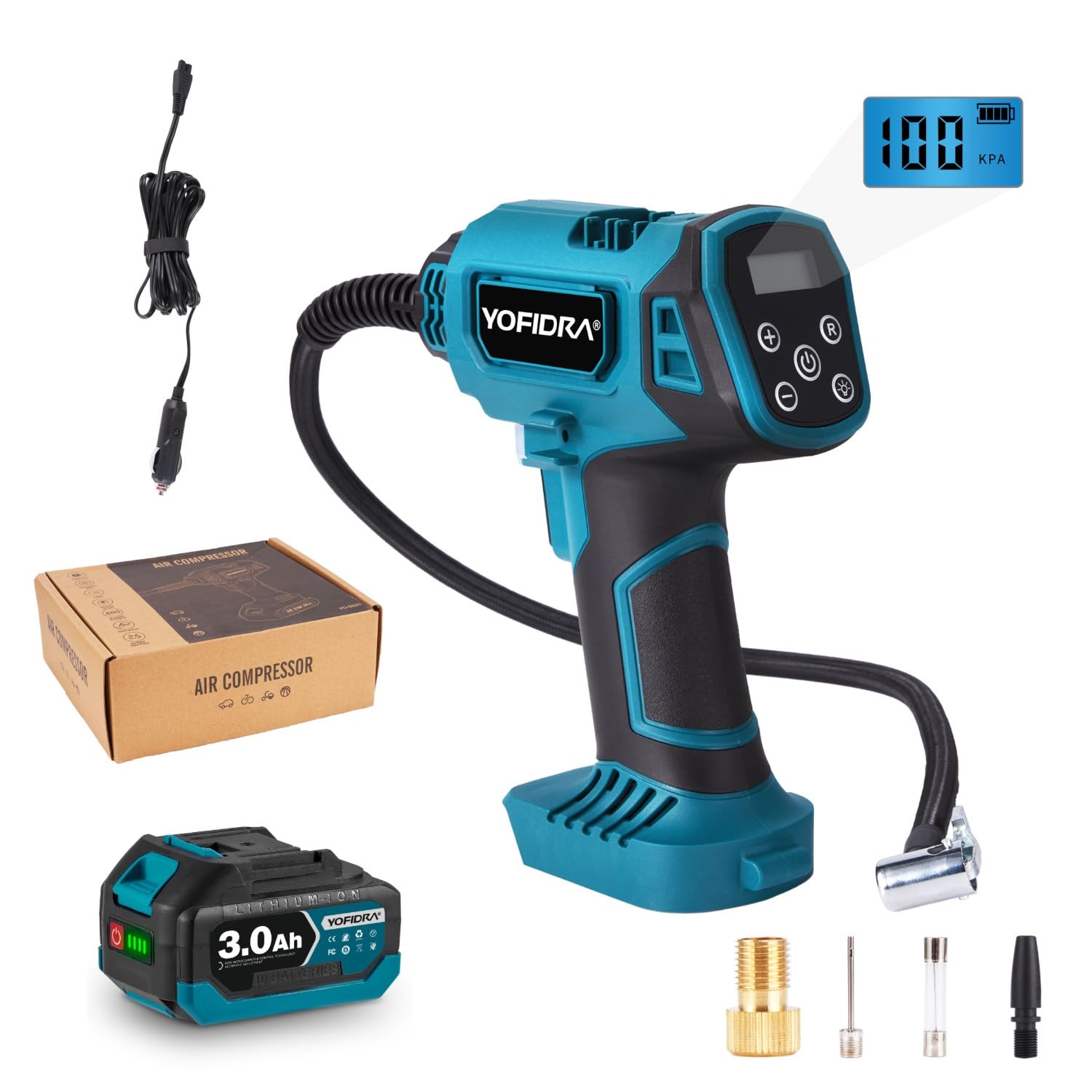 yofidra-automotive-tools-akku-kompressor-180psi-3000mah-digital image 1