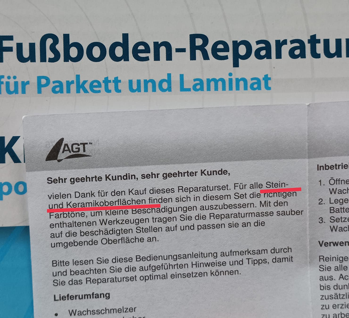 Mischen klappt