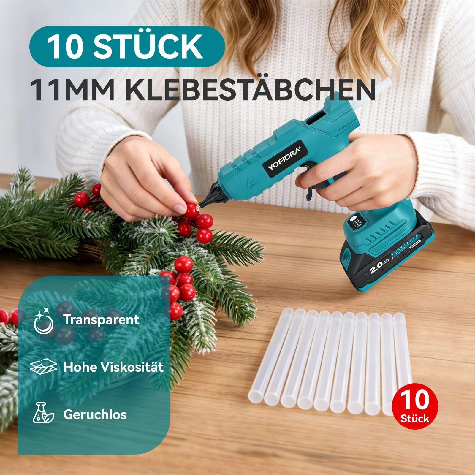 yofidra-hei-klebepistole-akku-100w-kabellos-blau-10-sticks image 6