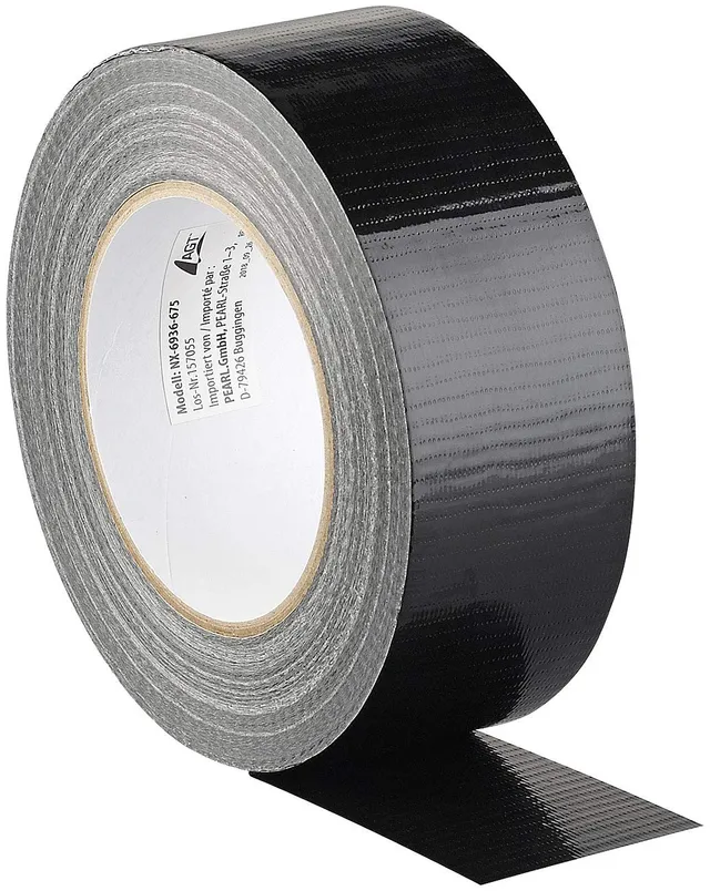agt-gewebe-klebeband-50m-schwarz-48mm-reissfest image 1