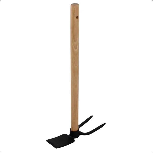 galaflor-gartenwerkzeuge-doppelhacke-50cm-stahl-2-zinken image 1