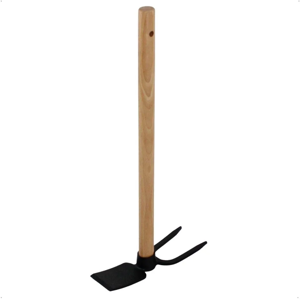 galaflor-gartenwerkzeuge-doppelhacke-50cm-stahl-2-zinken image 1