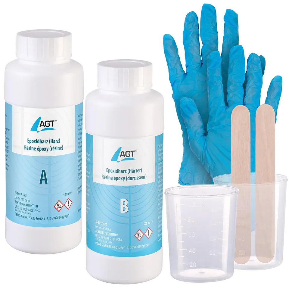 agt-epoxidharz-transparent-1000-ml-set-kristallklar image 1