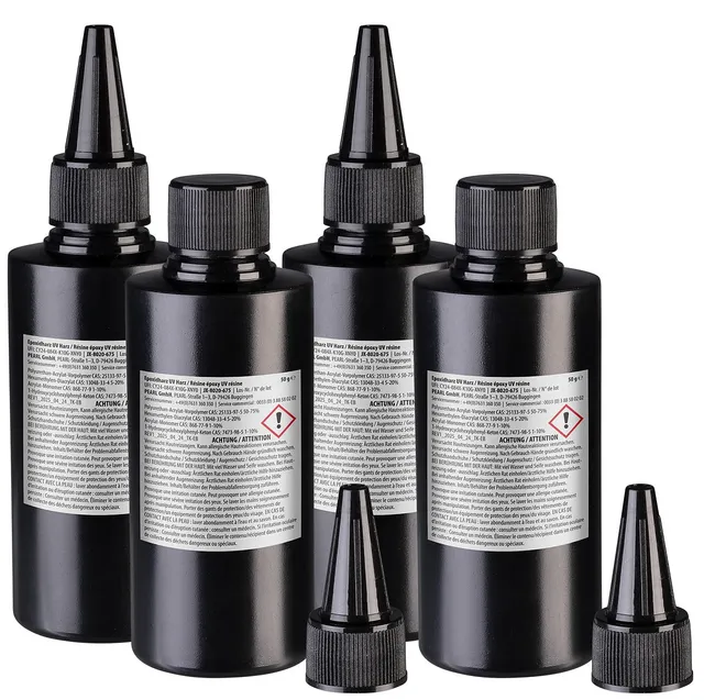 agt-uv-resin-kristallklar-4x50g-harz-4er-set-vorgemischt image 1