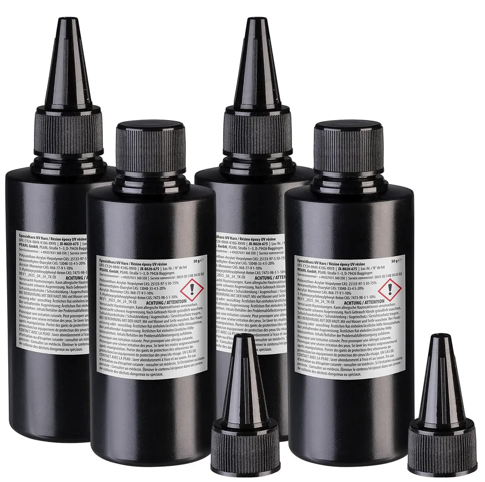 agt-uv-resin-kristallklar-4x50g-harz-4er-set-vorgemischt image 1