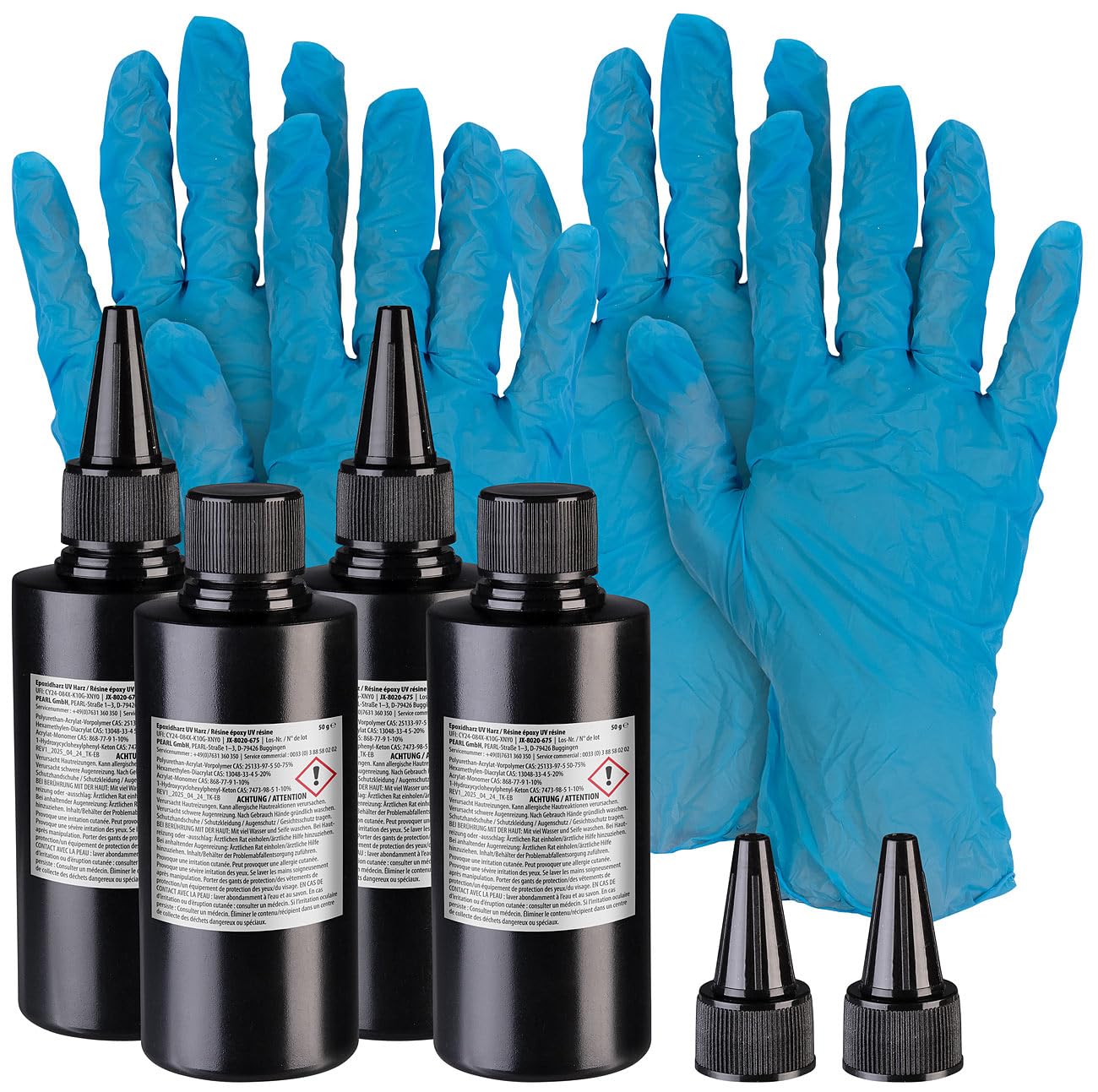 agt-uv-resin-kristallklar-4x50g-harz-4er-set-vorgemischt image 2