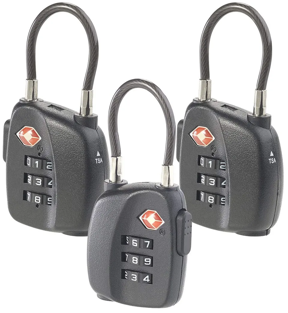 agt-tsa-gep-ckschloss-3er-set-zahlencode-mit-stahlkabel image 1