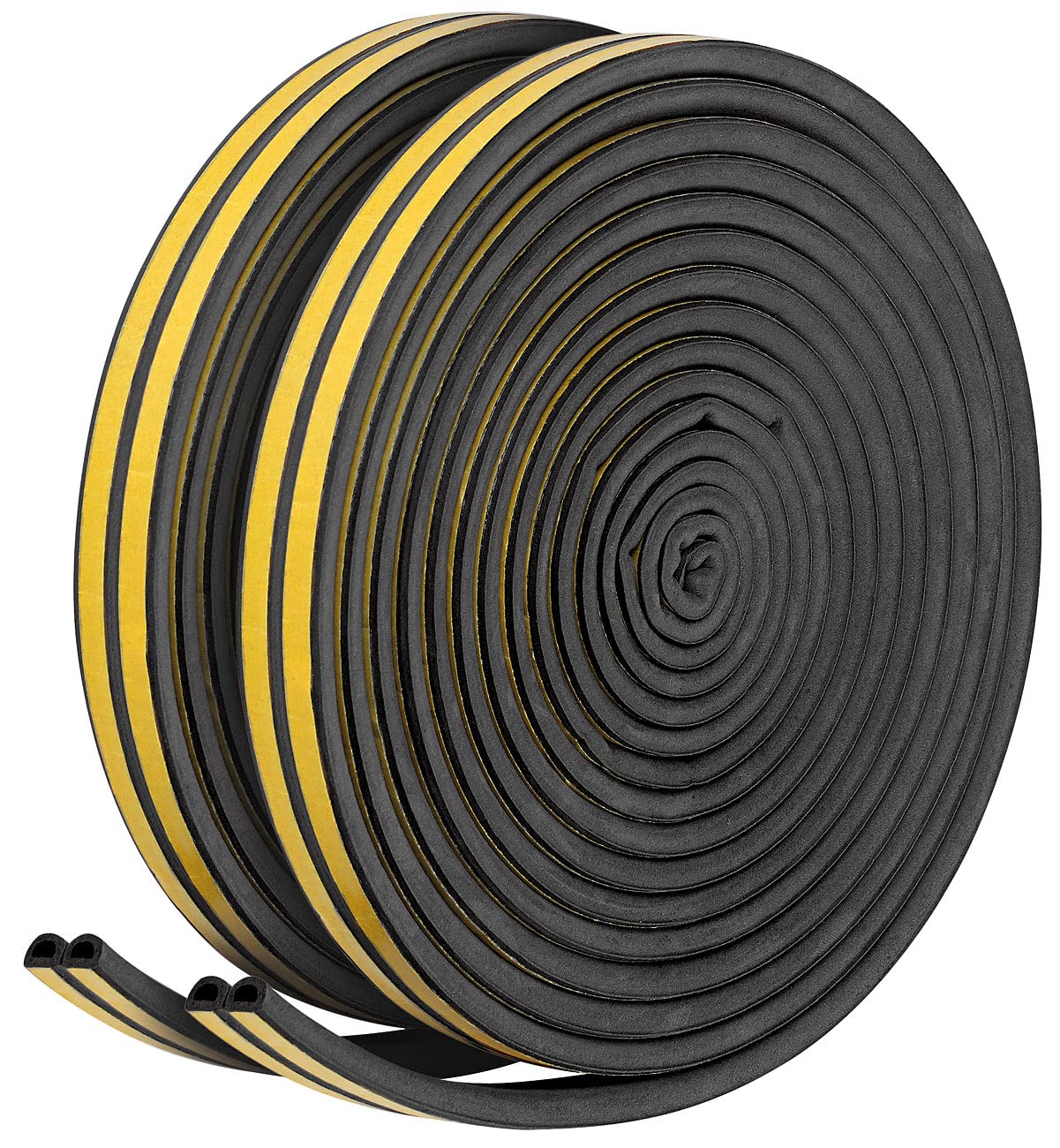 agt-klebstoffe-fensterdichtband-d-profil-schwarz-32m-2er-set image 1