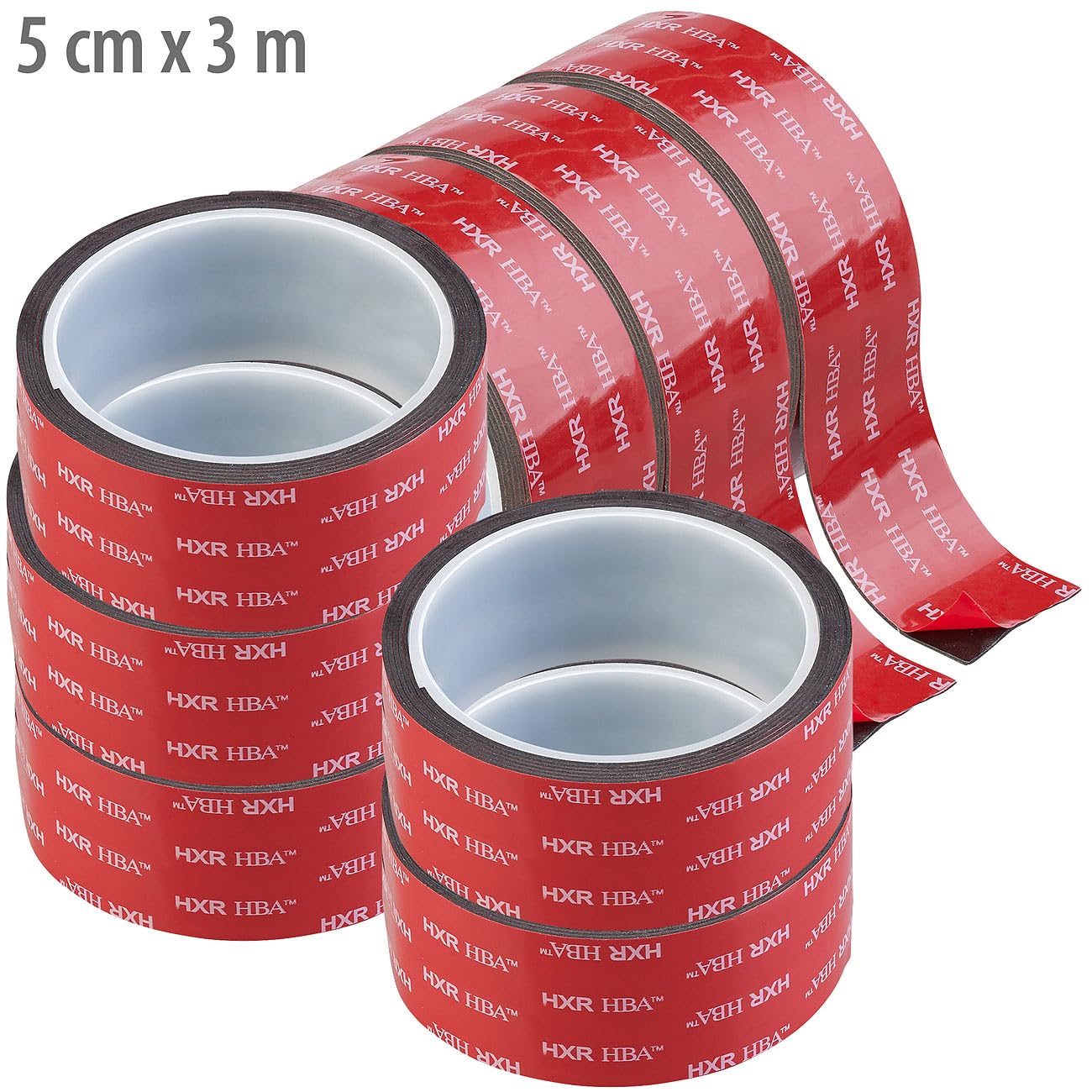 agt-acryl-doppelklebeband-schwarz-5-cm-x-3-m-8er-set-stark image 2