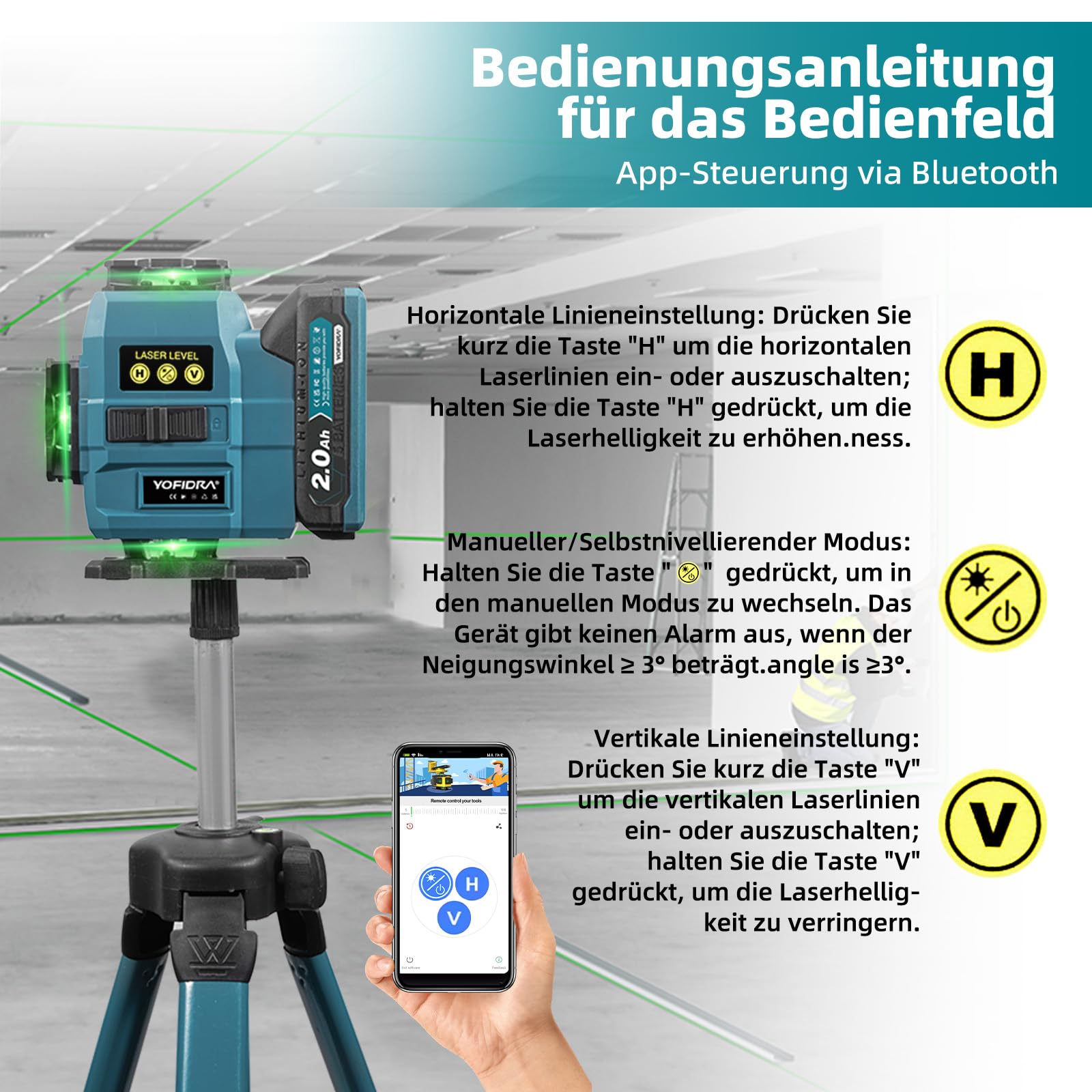 yofidra-home-improvement-kreuzlinienlaser-16-linien-mit-stativ image 5