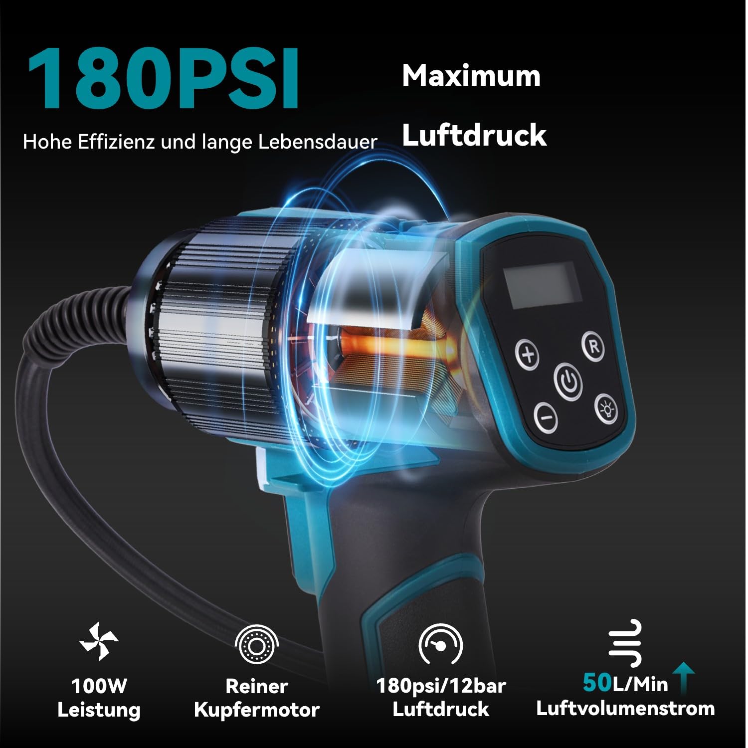 yofidra-automotive-tools-akku-kompressor-180psi-3000mah-digital image 2
