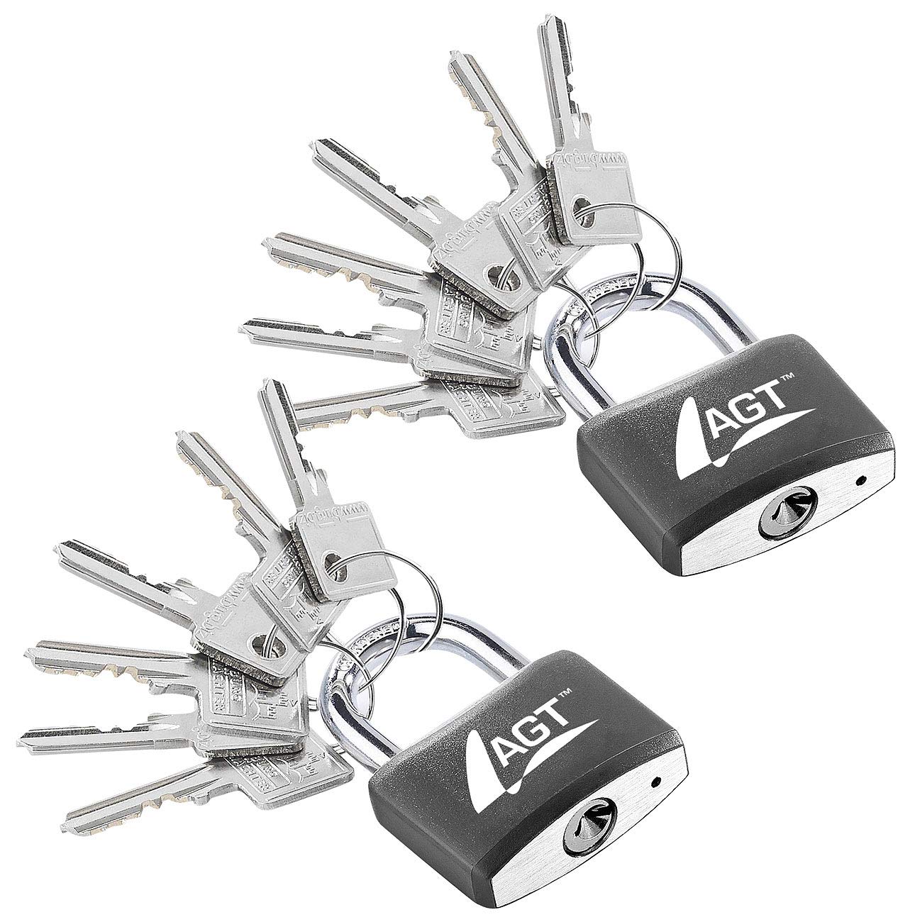 agt-2-vorh-ngeschl-sser-aluminium-43mm-mit-12-schl-sseln image 1