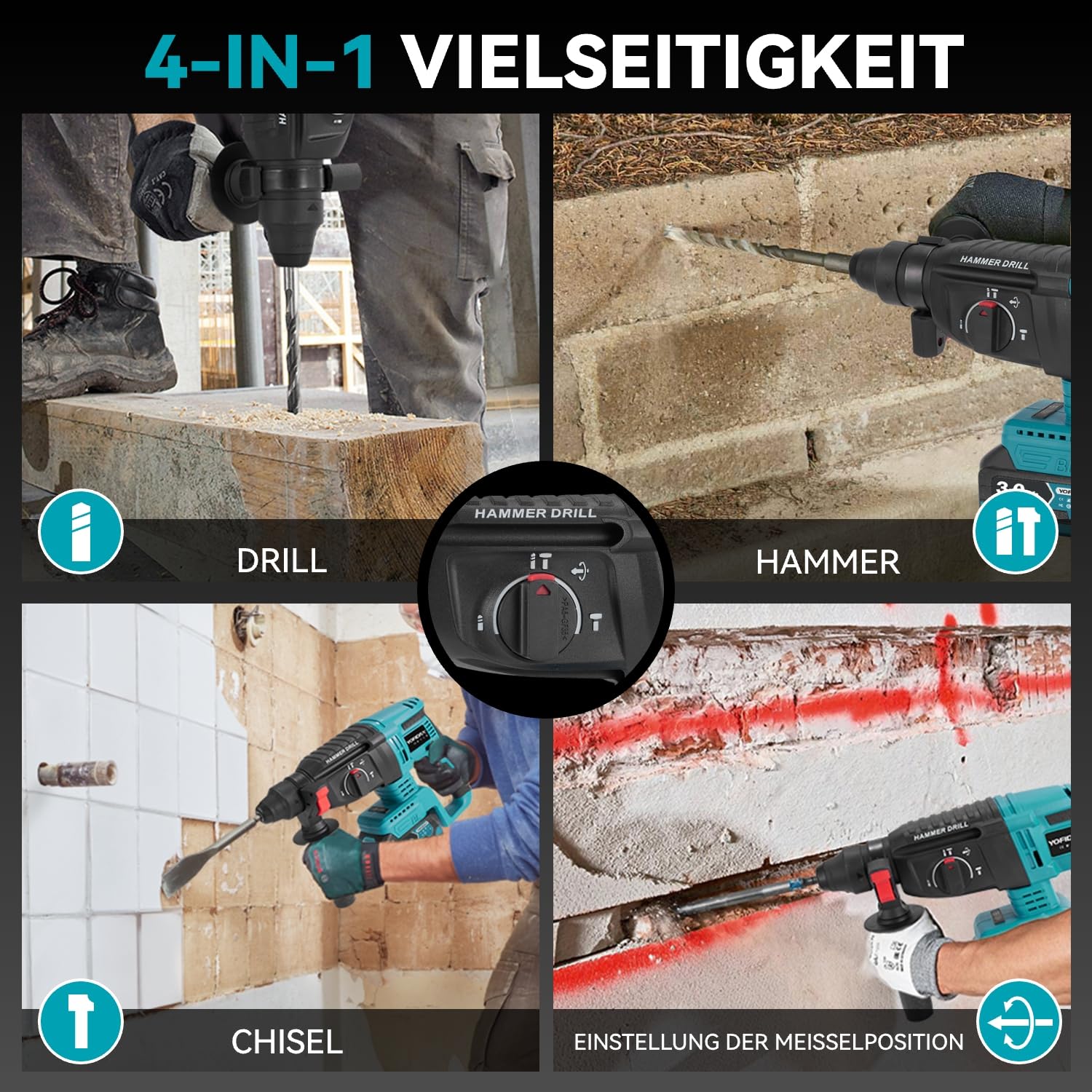 yofidra-18v-akku-bohrhammer-sds-plus-4-in-1-10-tlg-im-koffer image 3
