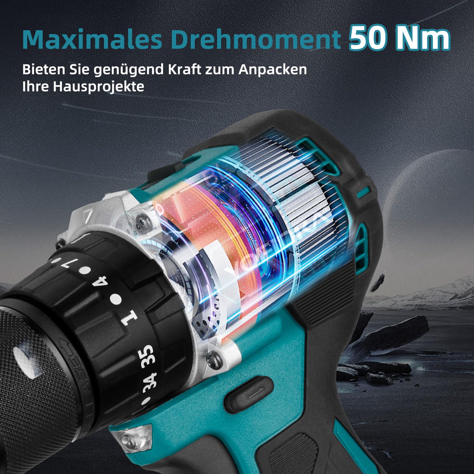 yofidra-18v-akkuschrauber-set-50-nm-mit-2-akkus image 2