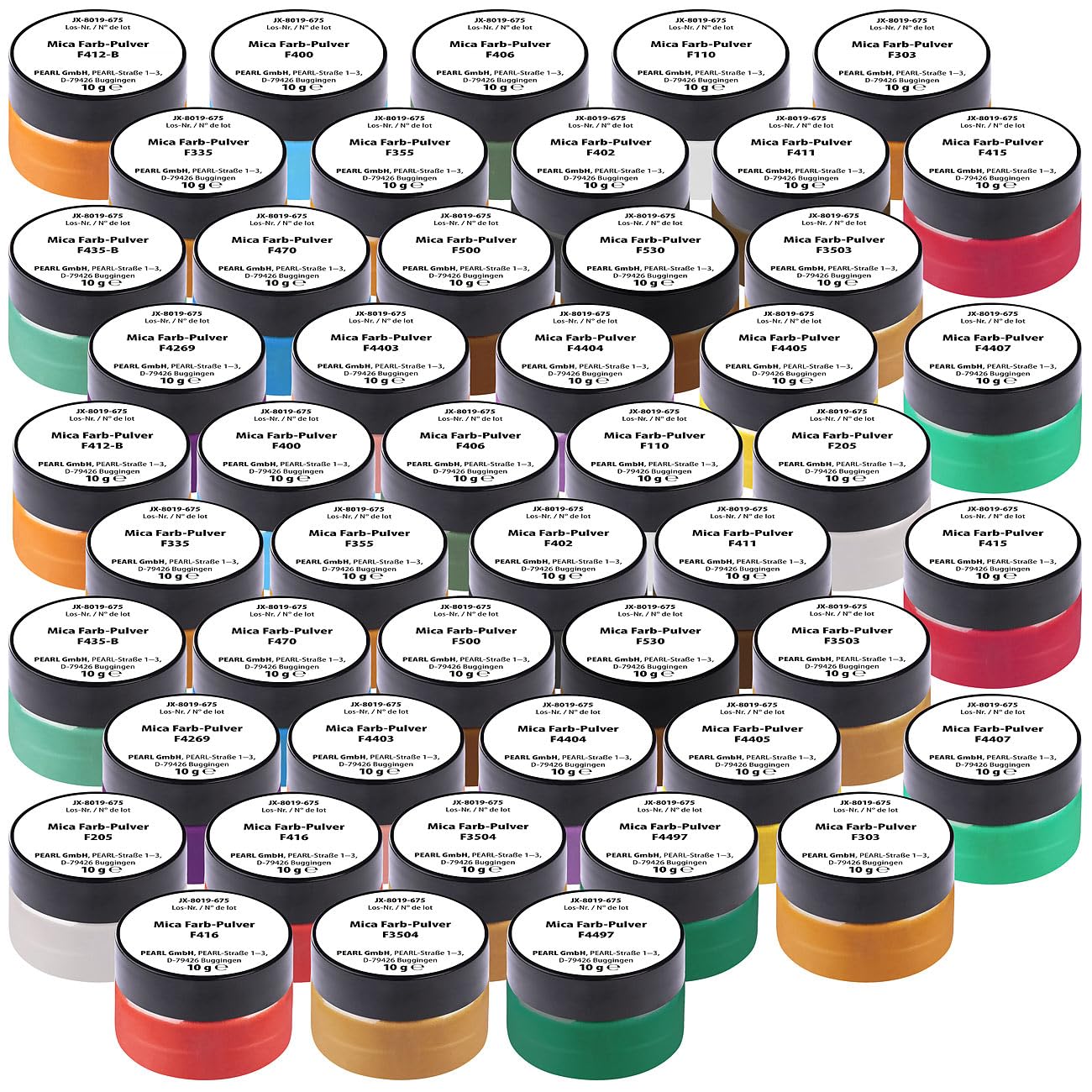 agt-glimmerpulver-mica-farbpulver-48er-set-pigmentpulver-10-g image 1