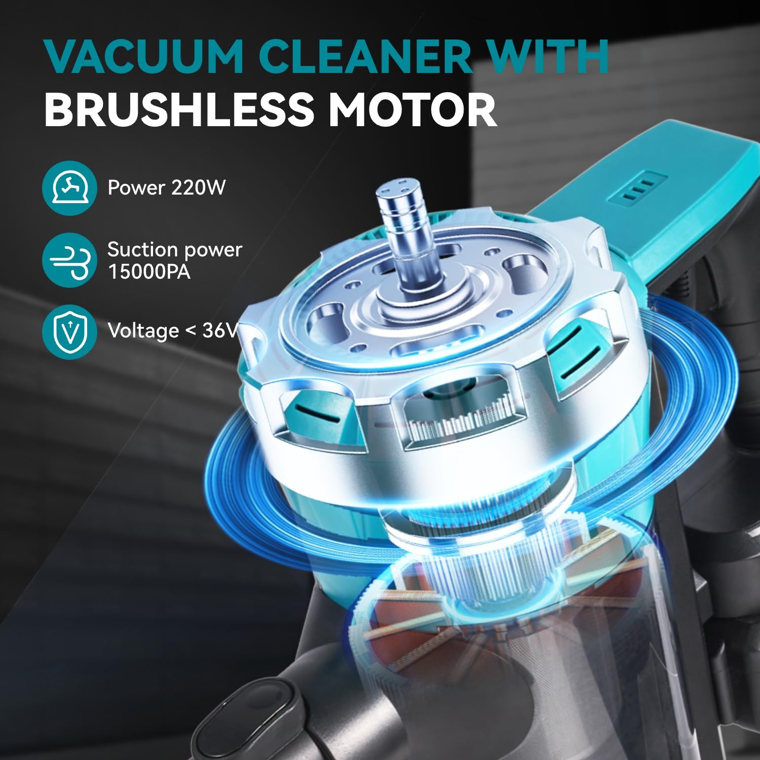 yofidra-home-appliance-akku-staubsauger-15000pa-200w-brushless image 2