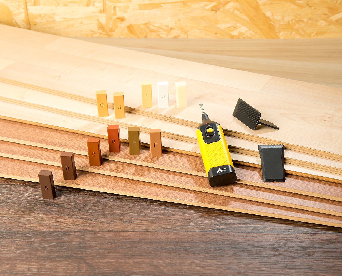 agt-handwerkzeuge-wrs-11-plh-parkett-reparatur-set-wachs-11-farben-koffer image 6