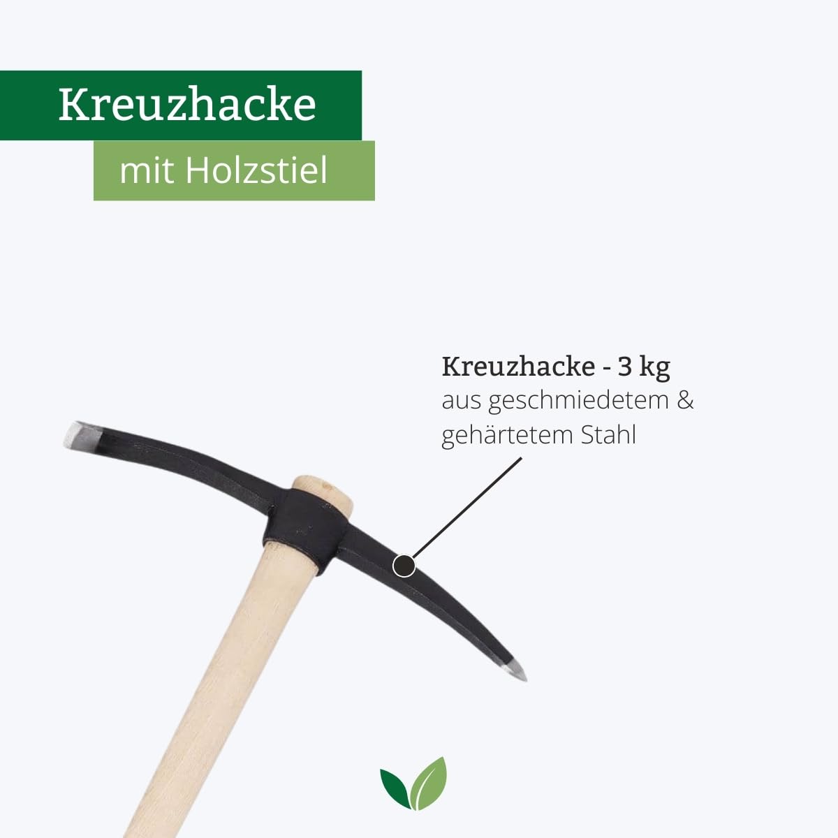 galaflor-kreuzhacke-3-kg-mit-95-cm-eschenstiel-unmontiert image 2