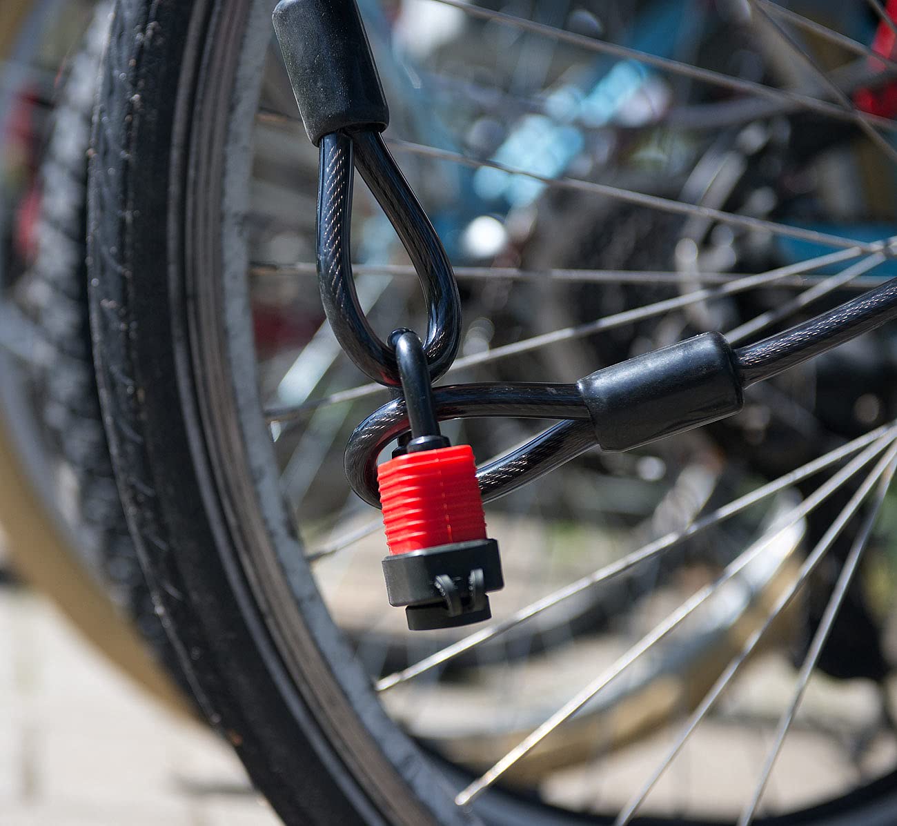 agt-fahrradschloss-stahlseil-5-m-x-10-mm-wetterfest-schwarz image 6