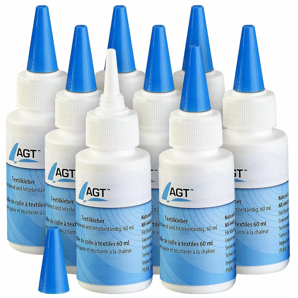 agt-textilkleber-waschfest-8x60ml-stoffkleber-jeans-kleidung image 1