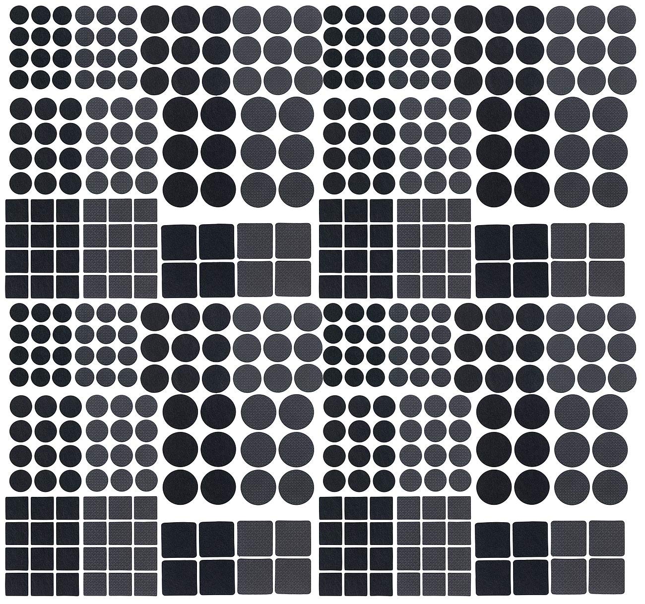 agt-haushalt-filzgleiter-set-440-tlg-schwarz-4mm-selbstklebend image 1