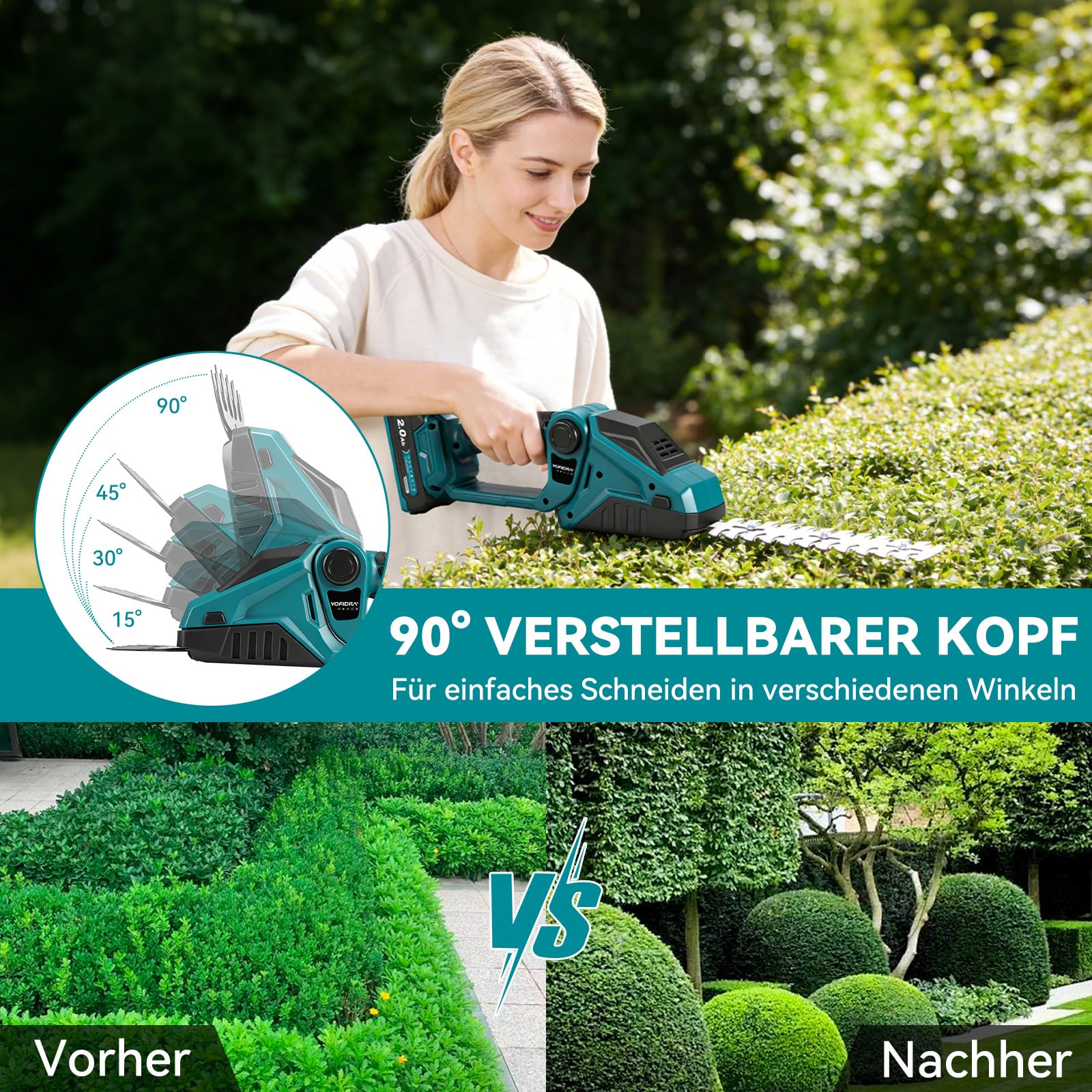 yofidra-grasschere-heckenschere-akku-2x2-0ah-2-in-1-set image 4