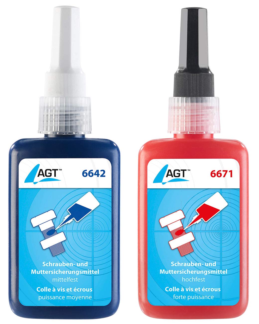 agt-klebstoffe-schraubensicherung-2x-50-ml-mittel-hochfest image 1