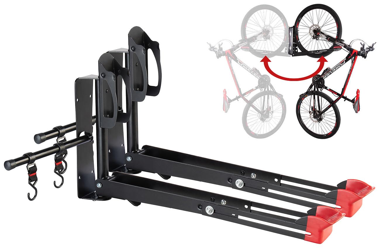 agt-fahrrad-wandhalterung-2er-set-schwenkbar-bis-35-kg image 2