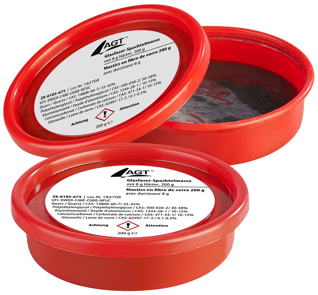 agt-spachtelmasse-glasfaser-2er-set-2x200g-autospachtel image 1