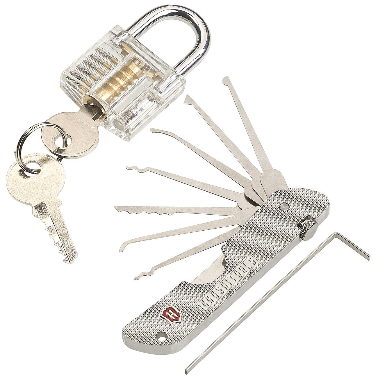 agt-dietrich-set-lockpicking-tool-mit-bungsschloss image 1