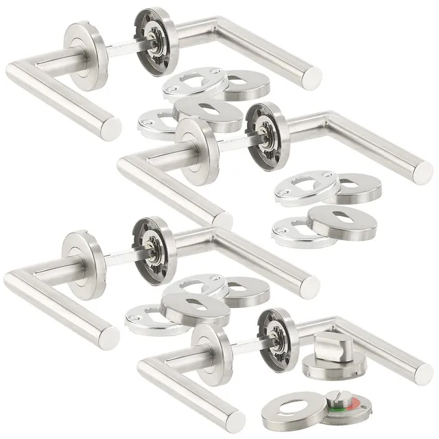 agt-t-rgriffe-edelstahl-8er-set-6x-zimmer-2x-bad-wc image 1