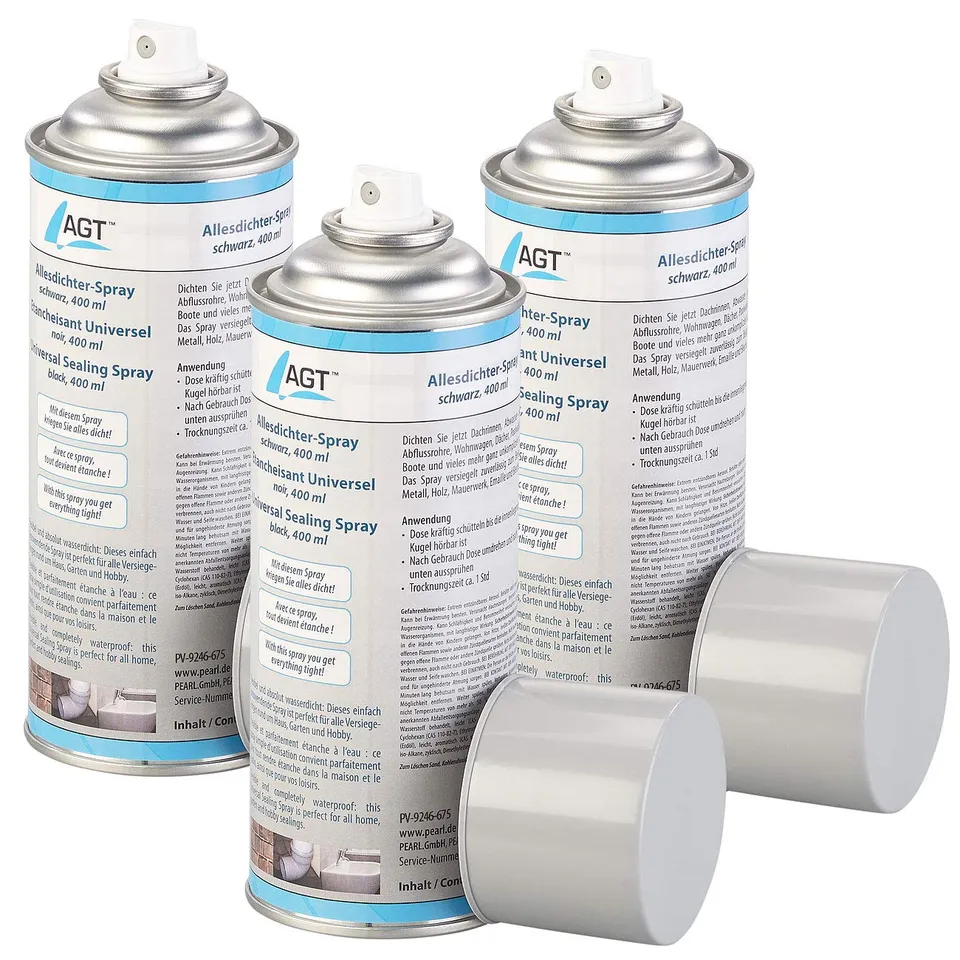 agt-allesdichter-spray-schwarz-3x-400-ml-wasserdicht image 1