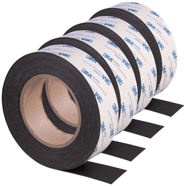 agt-metallband-selbstklebend-4er-set-6m-x-35mm-schwarz-magnetisch image 1