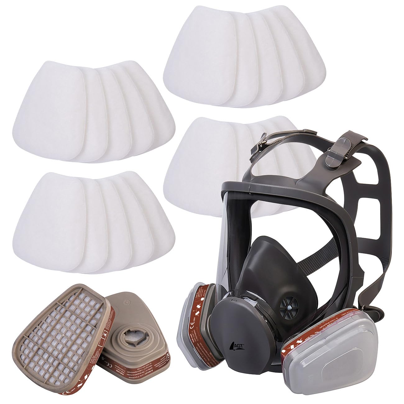 agt-vollgesichtsmaske-as-110-atemschutzmaske-mit-filtern-set image 1