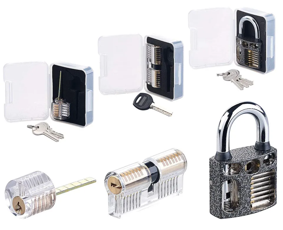 agt-lockpicking-erweiterungs-set-3-bungsschl-sser-transparent image 1