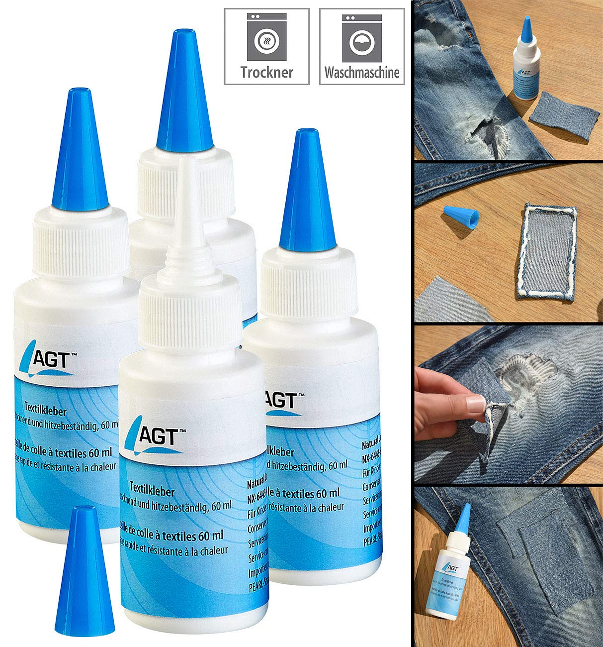 agt-textilkleber-wasserfest-4x-60-ml-stoffkleber-waschfest image 2