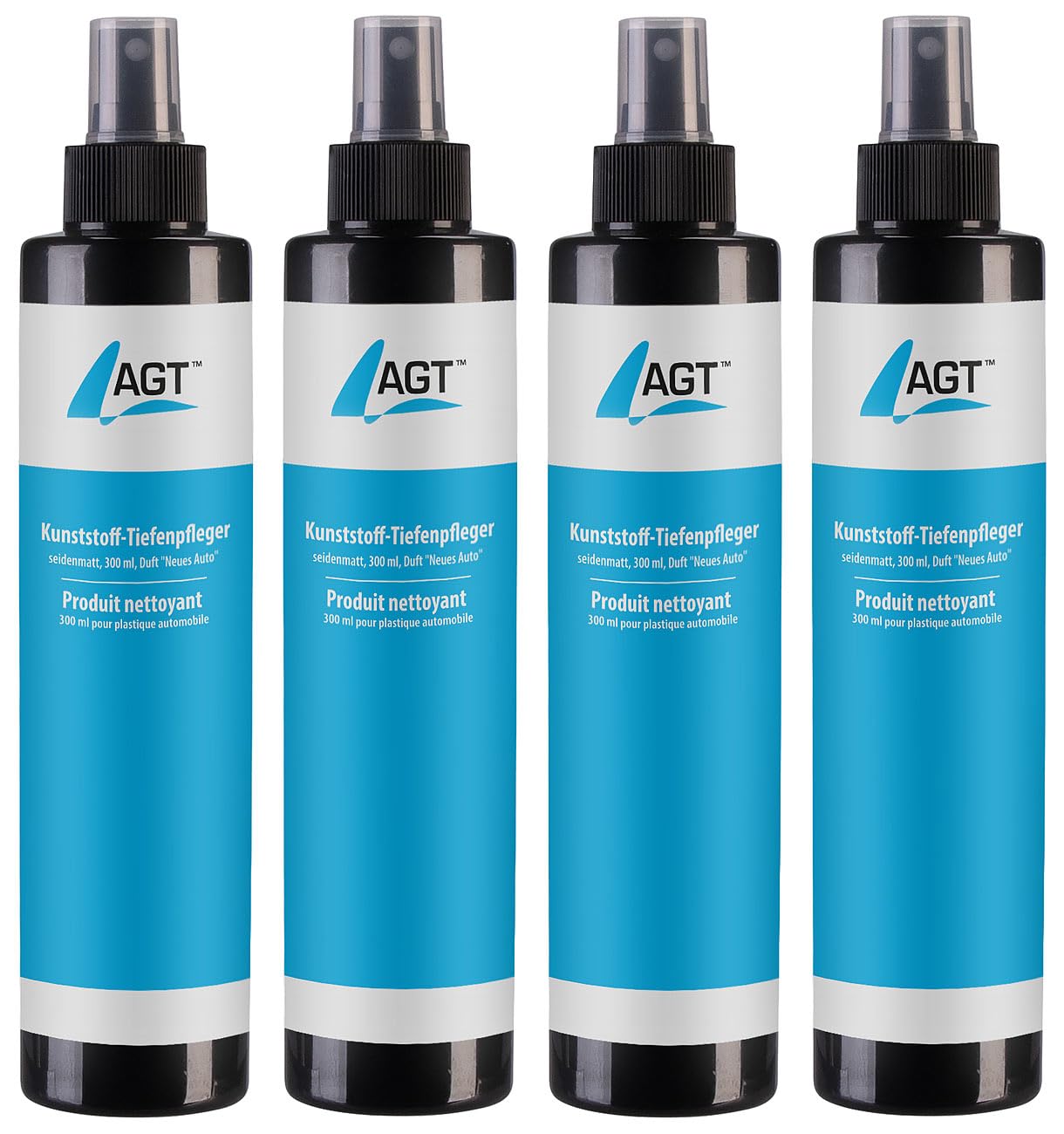 agt-kunststoff-tiefenpfleger-seidenmatt-4x300ml-auto-set image 1