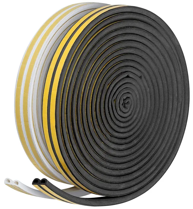 agt-dichtungsband-selbstklebend-d-profil-4x8m-wei-schwarz image 1