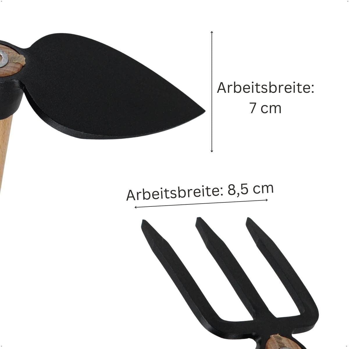 galaflor-doppelhacke-50cm-gartenhacke-herzform-holzgriff image 8