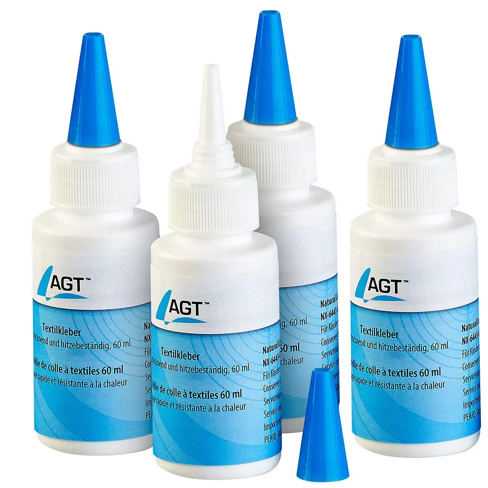 agt-textilkleber-wasserfest-4x-60-ml-stoffkleber-waschfest image 1